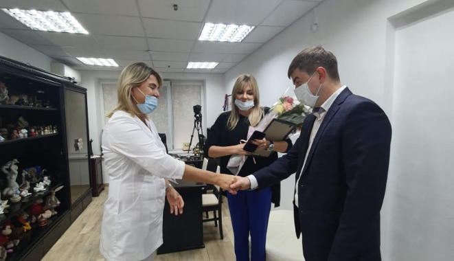 19 октября клинику ЭМБРИО посетил глава Западного округа Краснодара Водолацкий Дмитрий Викторович
